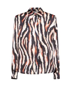 Рубашка с животным принтом Silvian Heach, мультиколор