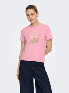 ONLY Футболка в пыльно-розовом цвете