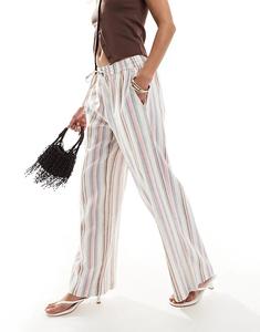 Широкие брюки Cotton On Haven из льняного материала с многослойной текстурой Cotton On