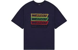 WE11DONE Футболка унисекс синяя