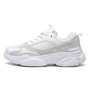 CAMOSI Модные шнурованные удобные и универсальные амортизирующие низкие массивные кроссовки унисекс бежевые, цвет Beige