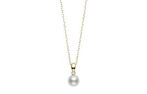 MIKIMOTO Женское золотое ожерелье с жемчугом