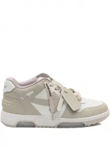 Кроссовки Out Of Office из телячьей кожи с отделкой в виде стрелы OFF-WHITE, нейтральный