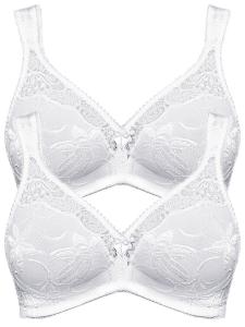 Бюстгальтер без косточек SUSA 2er Pack BH ohne Bügel Topsy, цвет Weiss Weiss