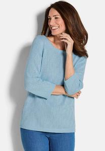 Джемпер GOLDNER MIT 3/4-ÄRMELN, Light Blue