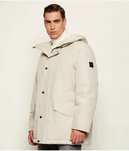 Парка Осиас1 relaxed fit Boss Orange, бежевый