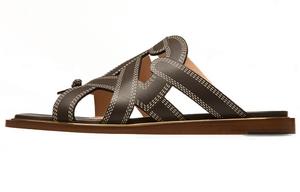 Сандалии с контрастной строчкой Bally