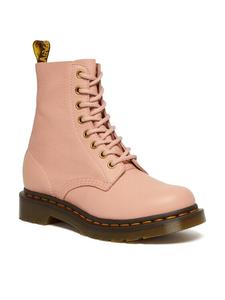 Ботинки Dr. Martens на шнуровке, розовый