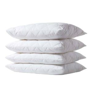 Набор из 4 наволочек от аллергии. Homescapes, белый