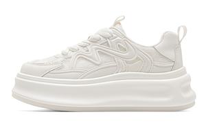 Женские скейтерские кеды низкие C°BANNER, экрю