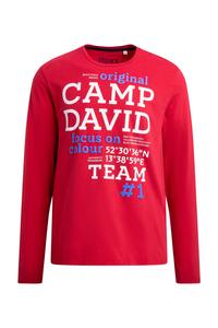 CAMP DAVID Футболка в красном цвете