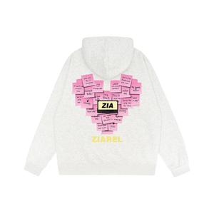 Толстовка Unisex Hooded Moderate Regular ZIAREL, серый