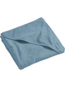 Erwin Müller Банное полотенце с капюшоном из махровой ткани дымчато-синего цвета