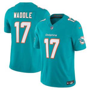 Мужское джерси Jaylen Waddle Aqua Miami Dolphins Vapor FUSE Limited Nike