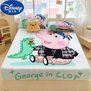 Disney Простыня на резинке 150х200 см с принтом Peppa Pig 14, 100% хлопок