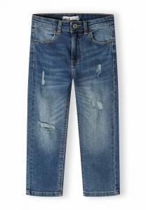 Джинсы LONG LEG WITH RIPS MINOTI, темно-синий