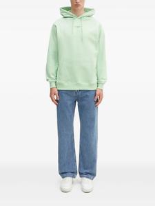 Худи Drôle De Monsieur с вышитым логотипом, зеленый