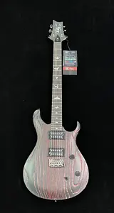 PRS SE Swamp Ash CE 24 с пескоструйной обработкой, ограниченная серия - красный