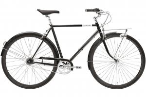 Городской велосипед Creme Caferacer Man Solo - 28 дюймов - Diamant - 2023, цвет Schwarz|black