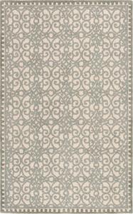 Ковер SAFAVIEH, 244 x 305 см, - коллекция Cambridge - большой - Glacier, ручной работы из шерсти, геометрический ажурный узор, идеально для гостиной, спальни, офиса, столовой (CAM240G)