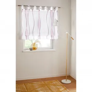 Мой дом римская штора «Димона» с петлями, прозрачная, вуаль, полиэстер My Home, цвет weiß/beere