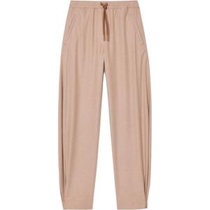 LACOSTE Женские повседневные брюки бежевого цвета