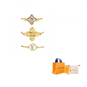 LOUIS VUITTON Кольца с искусственными бриллиантами женские gold