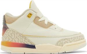 Кроссовки J. Balvin x Air Jordan 3 Retro TD 'Medellín Sunset', кремовый