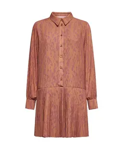 Короткое платье-рубашка со сборками Silvian Heach, мультиколор