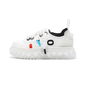 OETZI Нескользящие, износостойкие, дышащие, легкие, увеличивающие рост, низкие повседневные туфли унисекс белого цвета