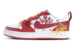 Nike Court Borough 2 Low Top скейтборд обувь женские красный белый