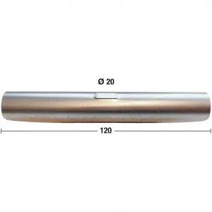 Соединитель стержней Круглая труба 20 мм серебристый Garesa, серебристый