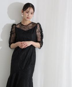 Многослойное тюлевое платье с цветочным принтом для свадеб, вечеринок и других торжественных случаев Pourvous, цвет Black