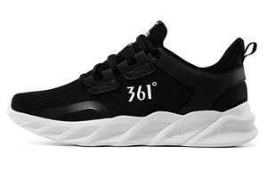 Кроссовки женские низкие Obsidian Black / 361 Degrees White 361°