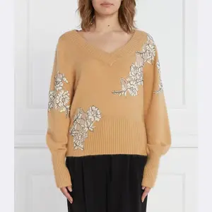 Свитер обычного кроя с добавлением шерсти Twin-Set, коричневый