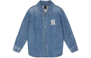 Джинсовая куртка New York Yankees унисекс синего цвета Mlb, синий