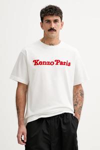 Хлопковая футболка Kenzo, белый
