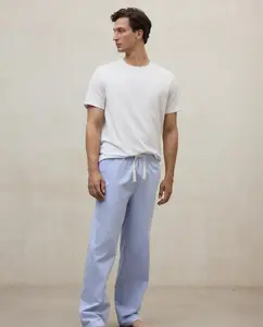 Мужские пижамные брюки с регулируемой резинкой и шнурком Ecoalf, синий