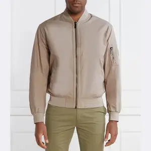 Бомбер стандартного кроя Calvin Klein, бежевый