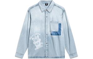 Мужская джинсовая куртка Badfive светло-синего цвета Lining, цвет Light Blue Denim