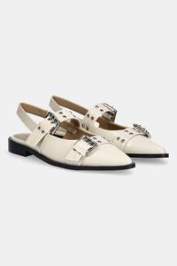 Кожаные балетки Answear.Lab, белый