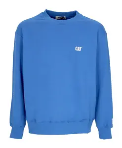 Легкая толстовка с круглым вырезом и логотипом парашютиста. Cat, синий