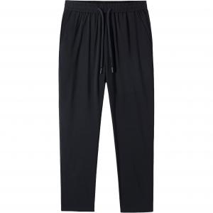 Легкие, влагоотводящие, освежающие, дышащие повседневные брюки Slim Straight Fit для мужчин CAMEL, черный