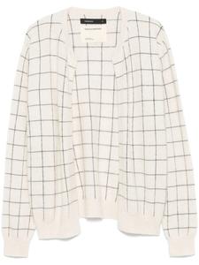 Кардиган с узором «окно Frenckenberger», нейтральный