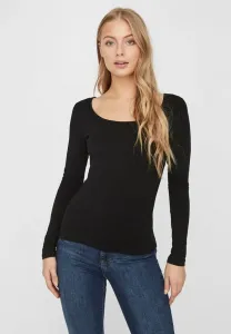 Топ с длинными рукавами Vero Moda, Black