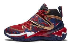 Детские баскетбольные кроссовки GS Mid-top Cinnabar Red/crimson Gold/black Lining Young