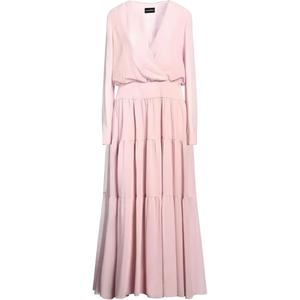 SS25 платье с длинными рукавами женское EMPORIO ARMANI, розовый