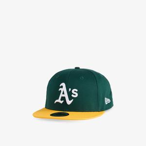 Бейсболка New Era 9Fifty Oakland Athletics MLB из хлопка, зеленый