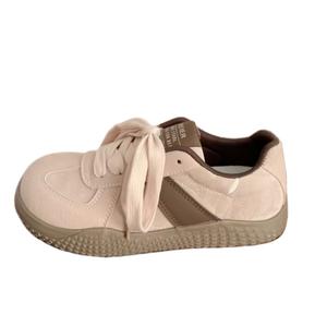 BINGO DUCK Женские противоскользящие скейтерские кеды с низким верхом розовые, цвет Pink