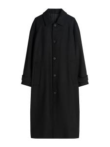 Пальто межсезонное Bershka, черный